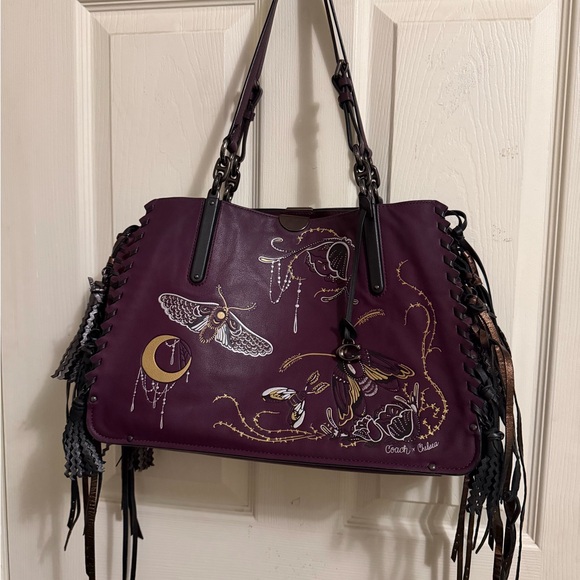 Coach Chelsea Champlain dreamer 34 satchel tattoo design. Limited edition. - Picture 3 of 17